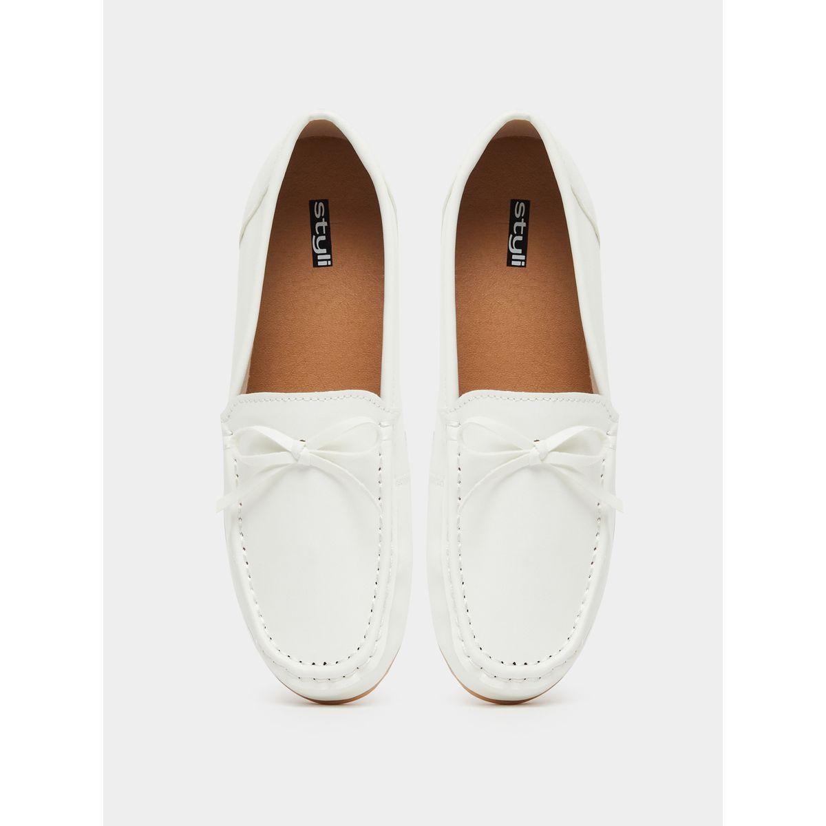 حذاء سهل الارتداء مزين بفيونكة-women-shoes-flats-loafers-image-5