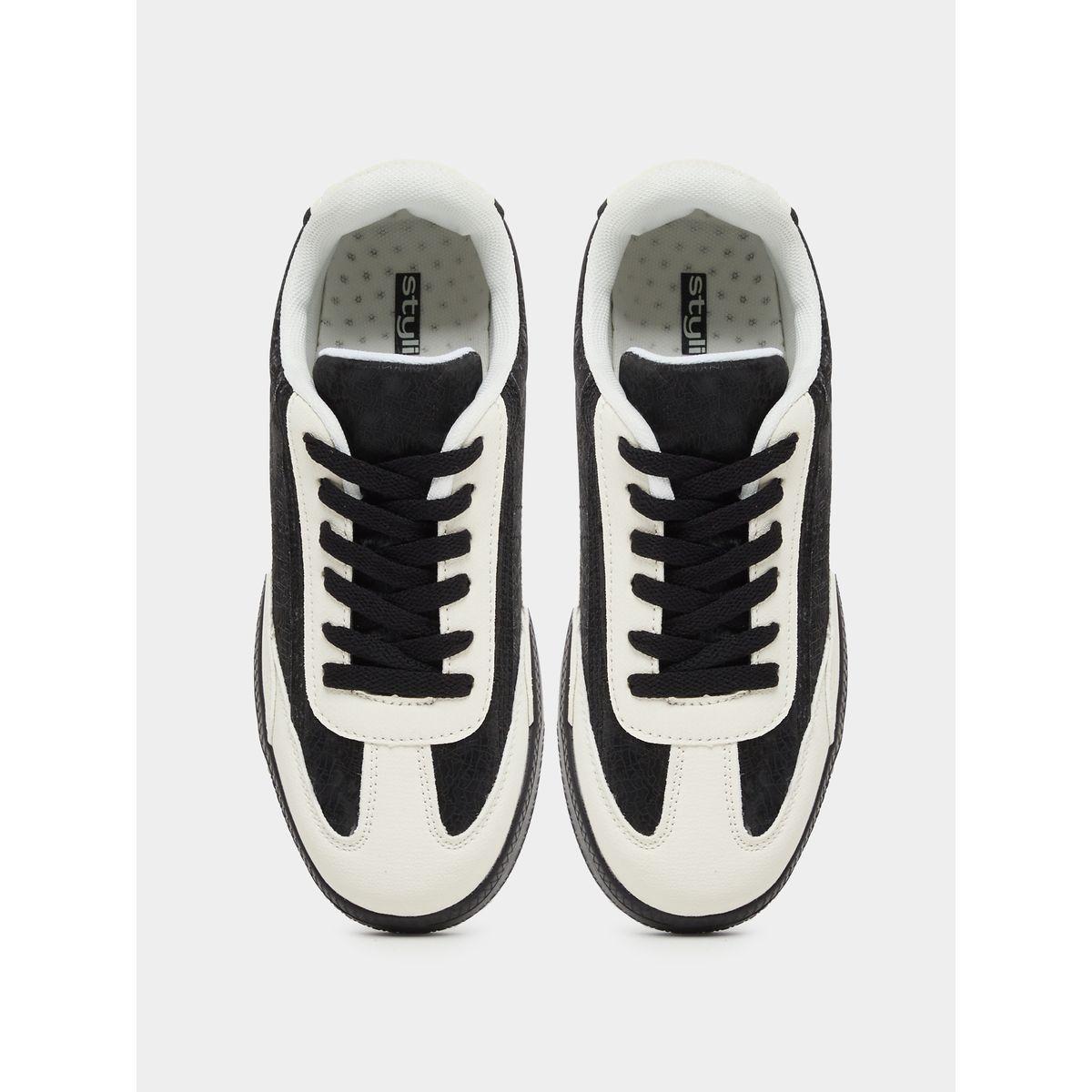 Styli Color Block Lace Up Sneakers-women-shoes-sneakers-image-6