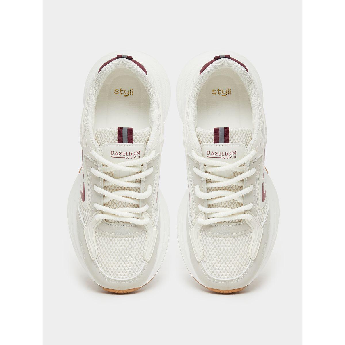 Styli Chunky Sole Lace Up Sneakers-women-shoes-sneakers-image-5