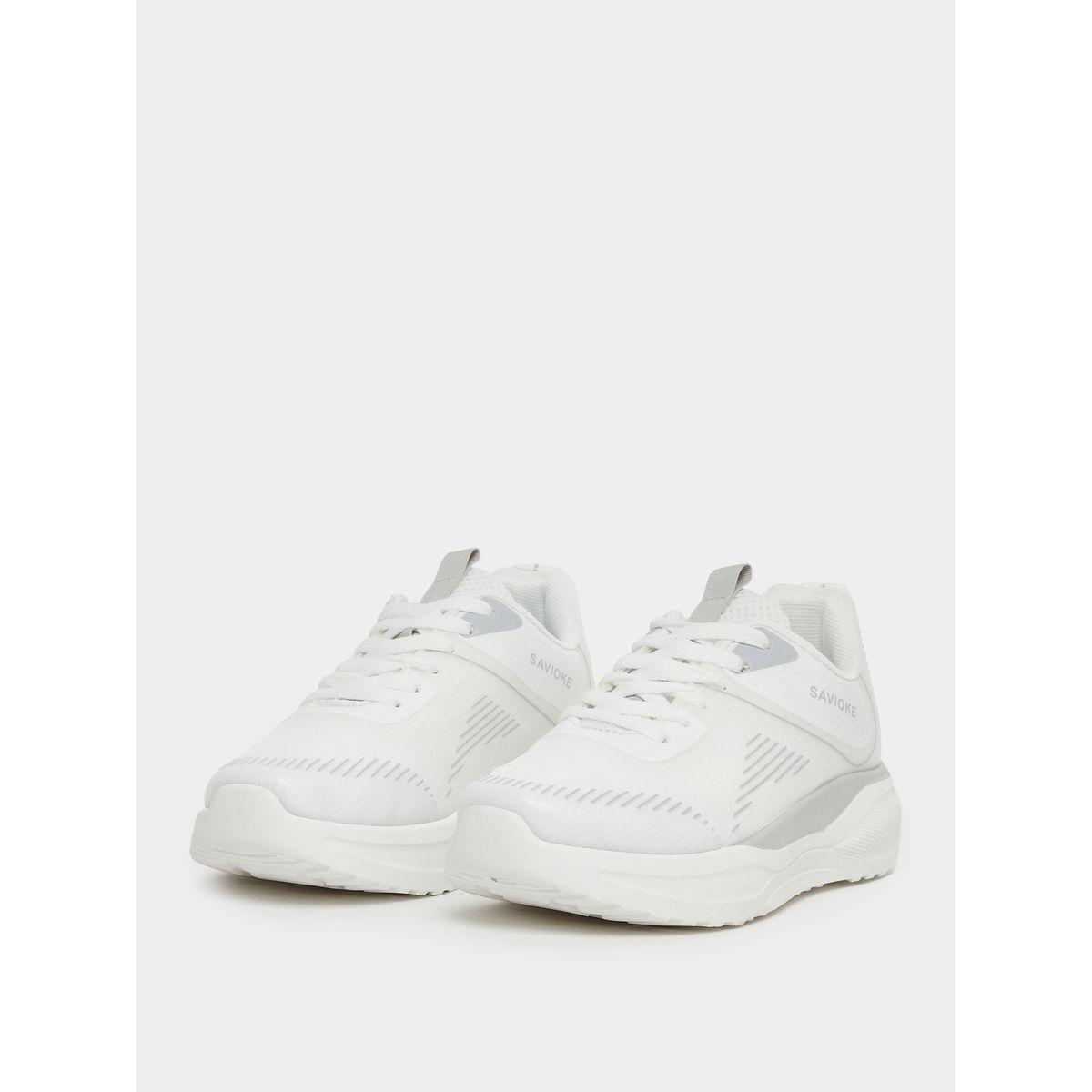 Styli Textured Lace Up Sneakers-women-shoes-sneakers-image-3