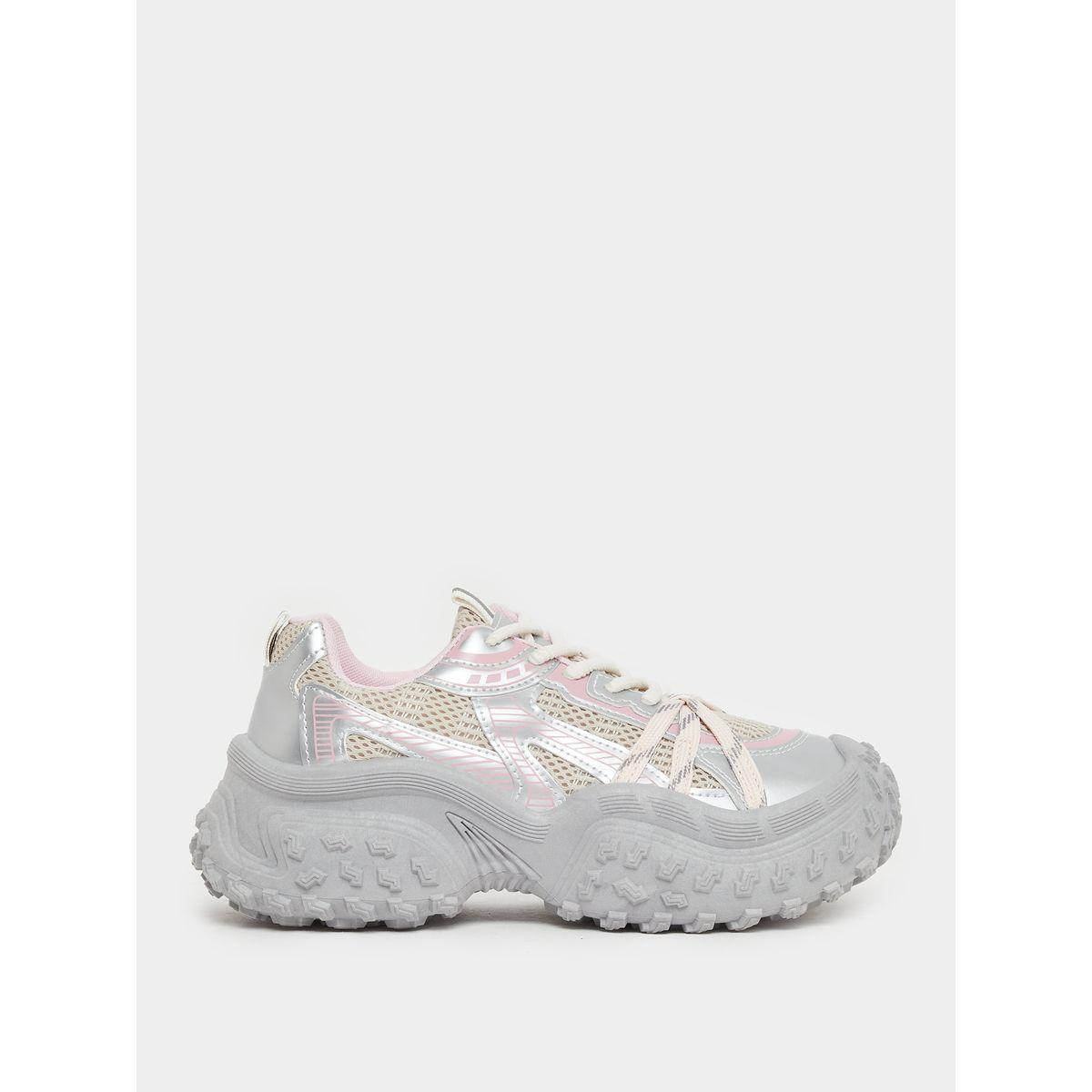 حذاء سنيكرز بنعل شانكي مع أربطة-women-shoes-sneakers-image-2