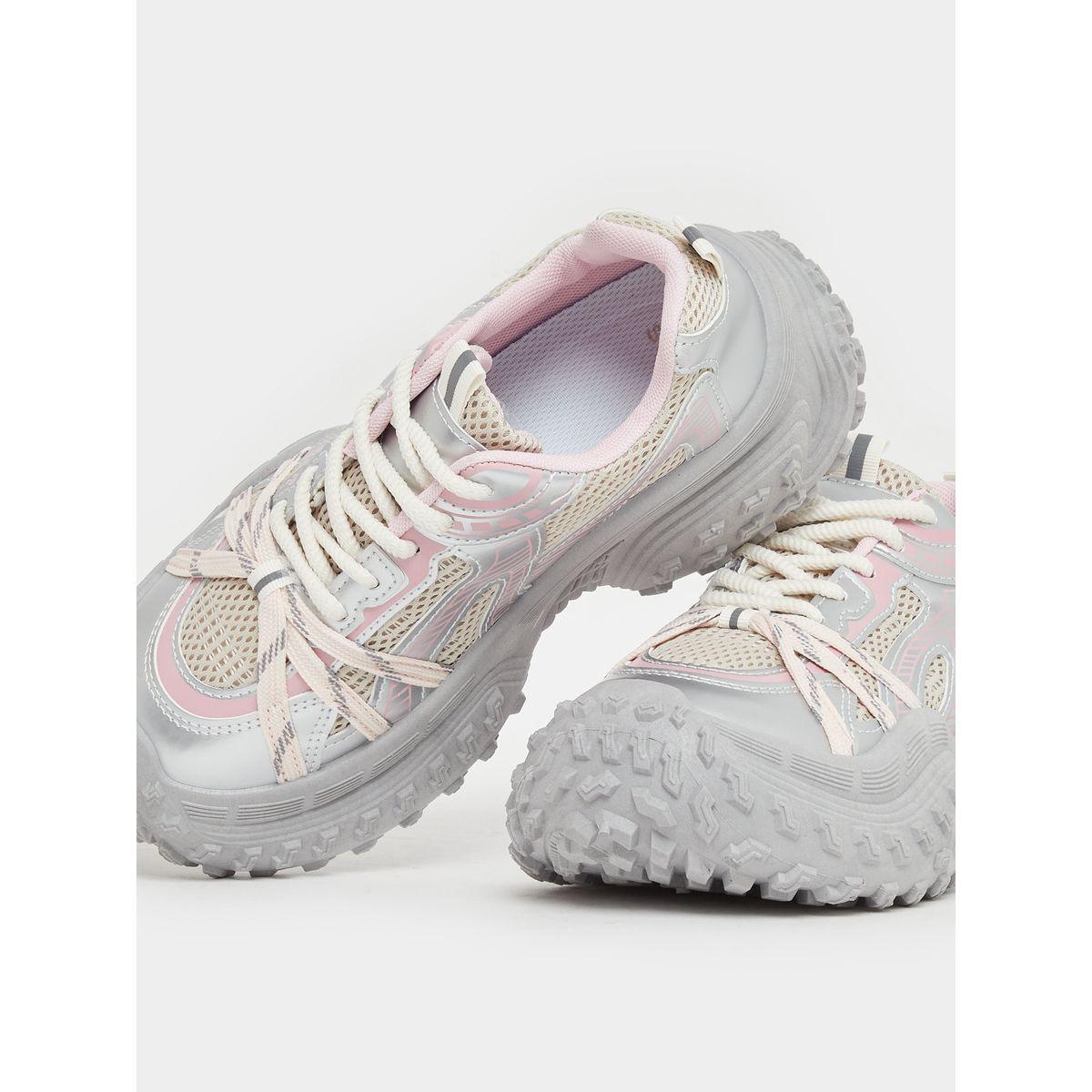 حذاء سنيكرز بنعل شانكي مع أربطة-women-shoes-sneakers-image-4