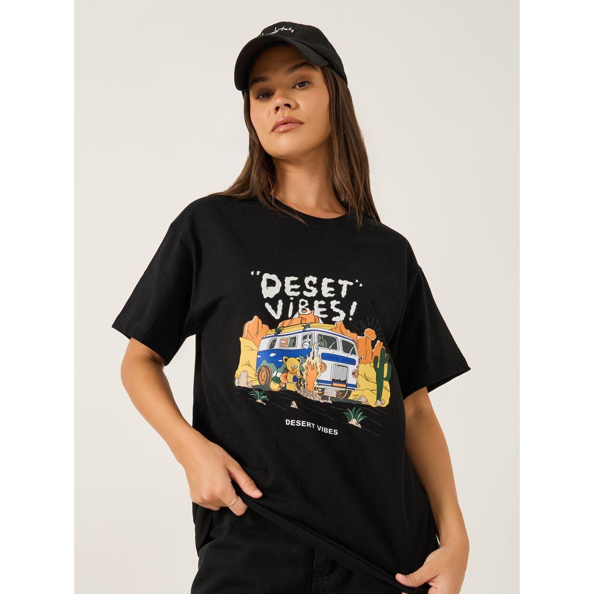 Styli Graphic Print Round Neck T-Shirt-women-clothing-tshirts-image-1