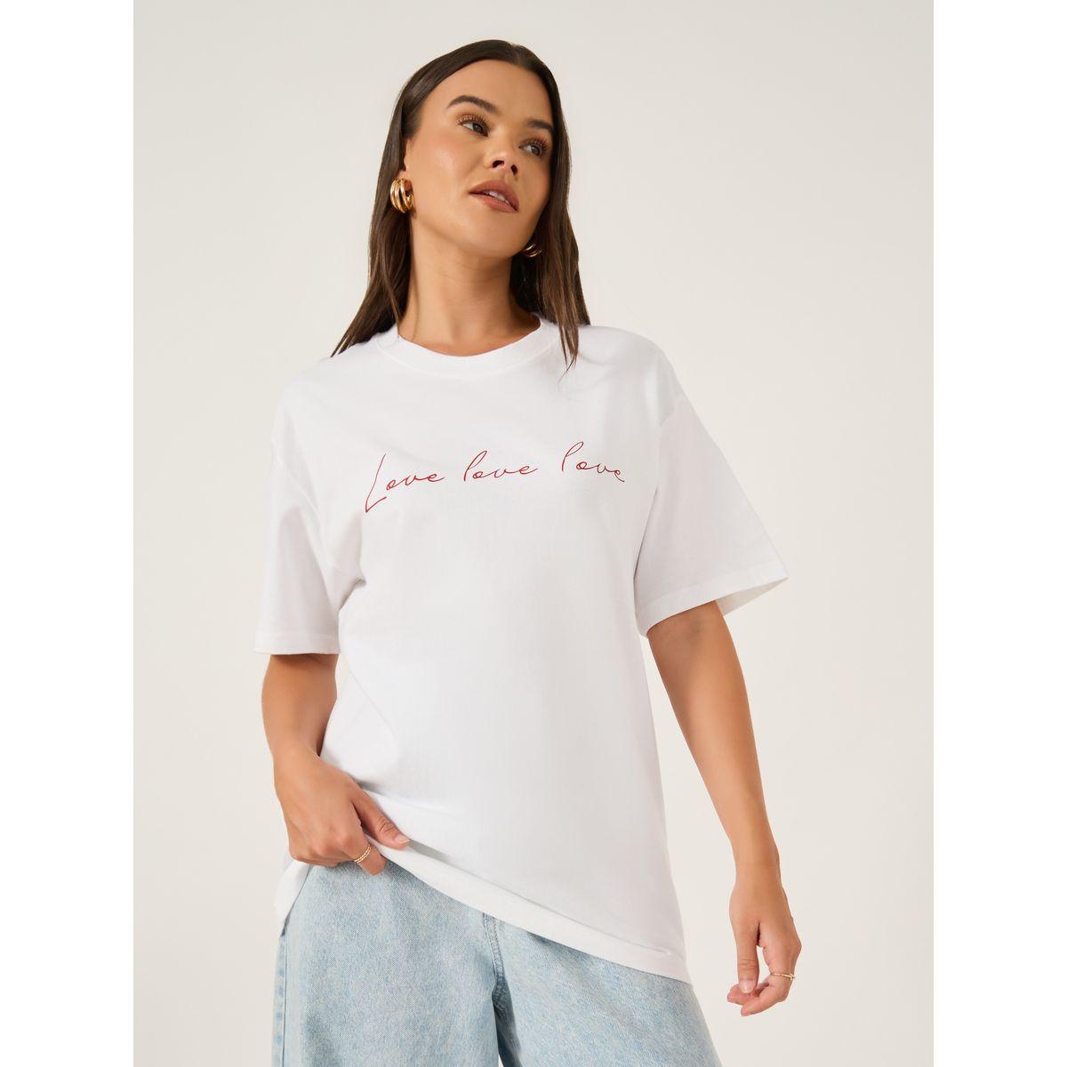 Styli Slogan Print Round Neck T-Shirt-women-clothing-tshirts-image-3