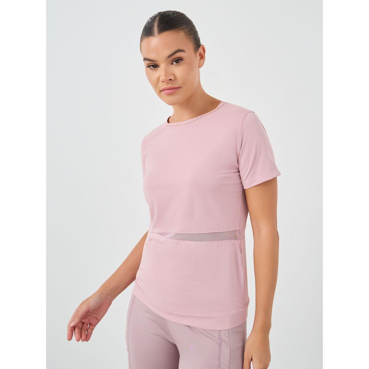 Styli Textured Waist with Back Mesh Insert Short Sleeve Top-men-clothing-sportswearandactivewear-tshirtsandpolos-image-3