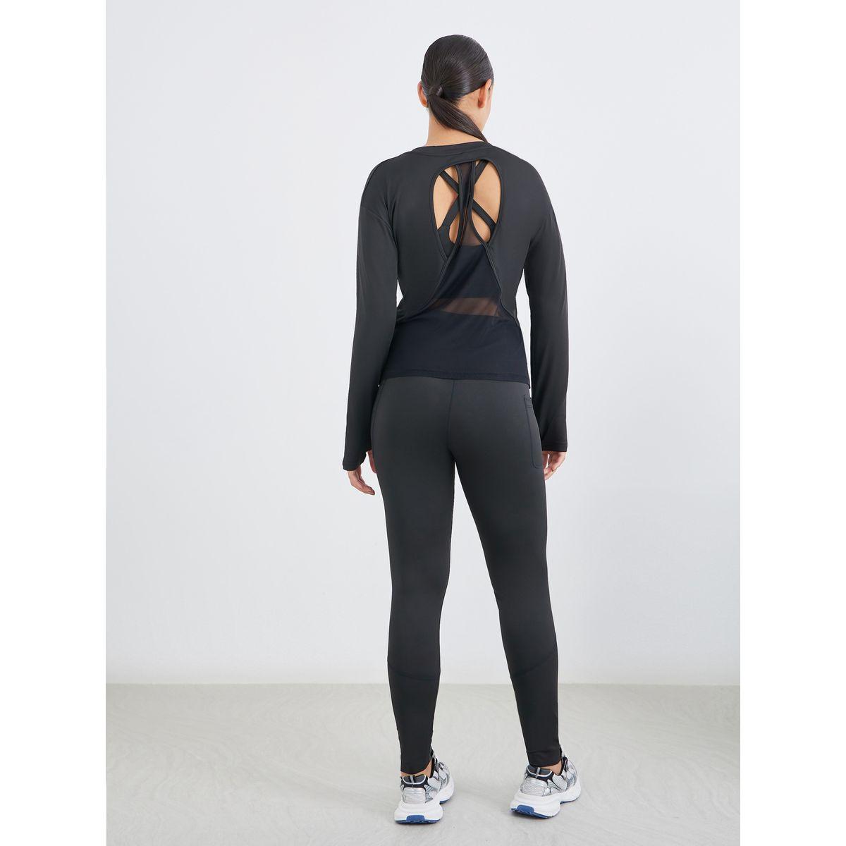 طقم من 3 - بلوزة مع صدرية رياضية وليقنز-women-clothing-sportswearandactivewear-trackpantsandtracksuits-image-5