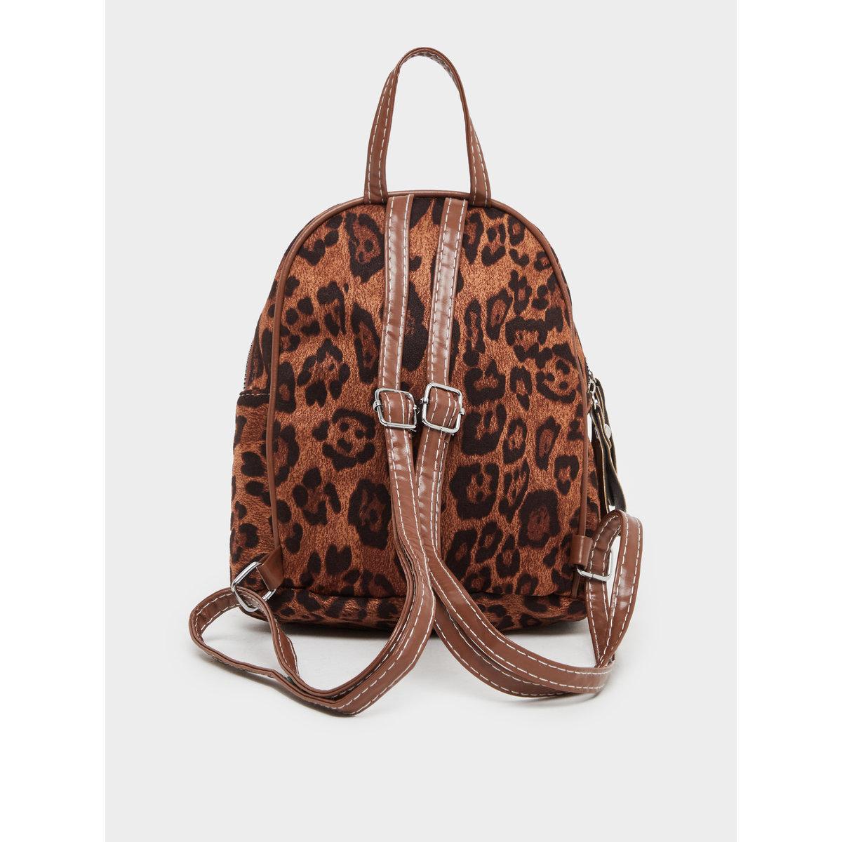 Styli Leopard Print Backpack-women-bagsandwallets-backpacks-image-2