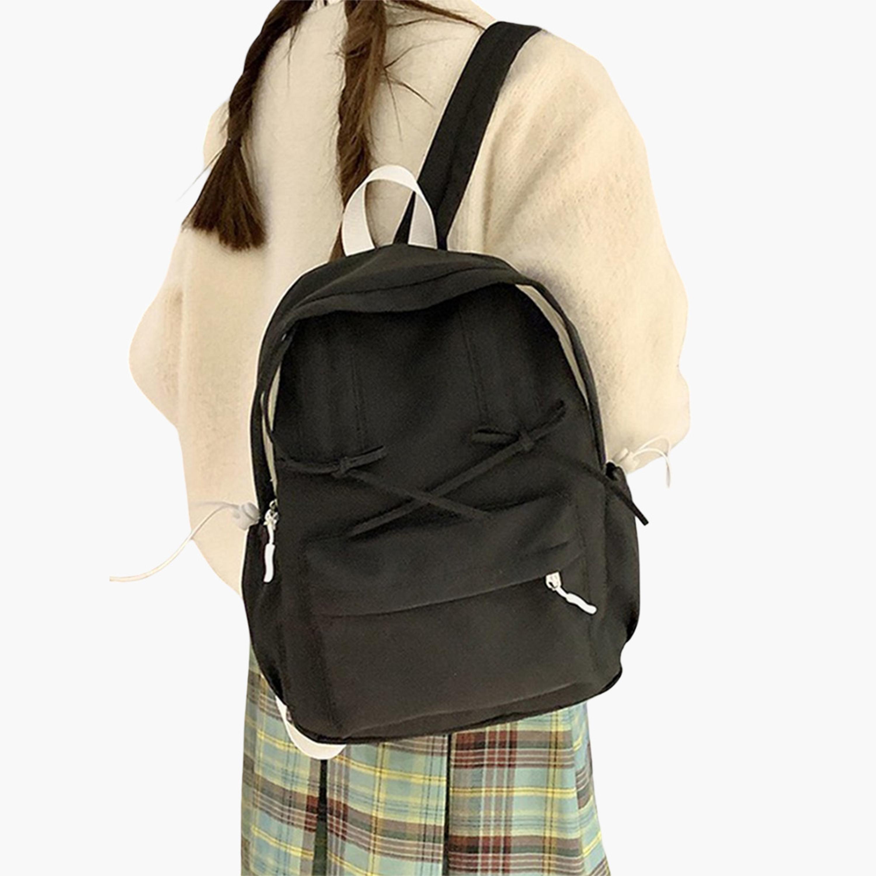 Styli Ribbon Accent Backpack with Contrast Toggle-women-bagsandwallets-backpacks-image-3