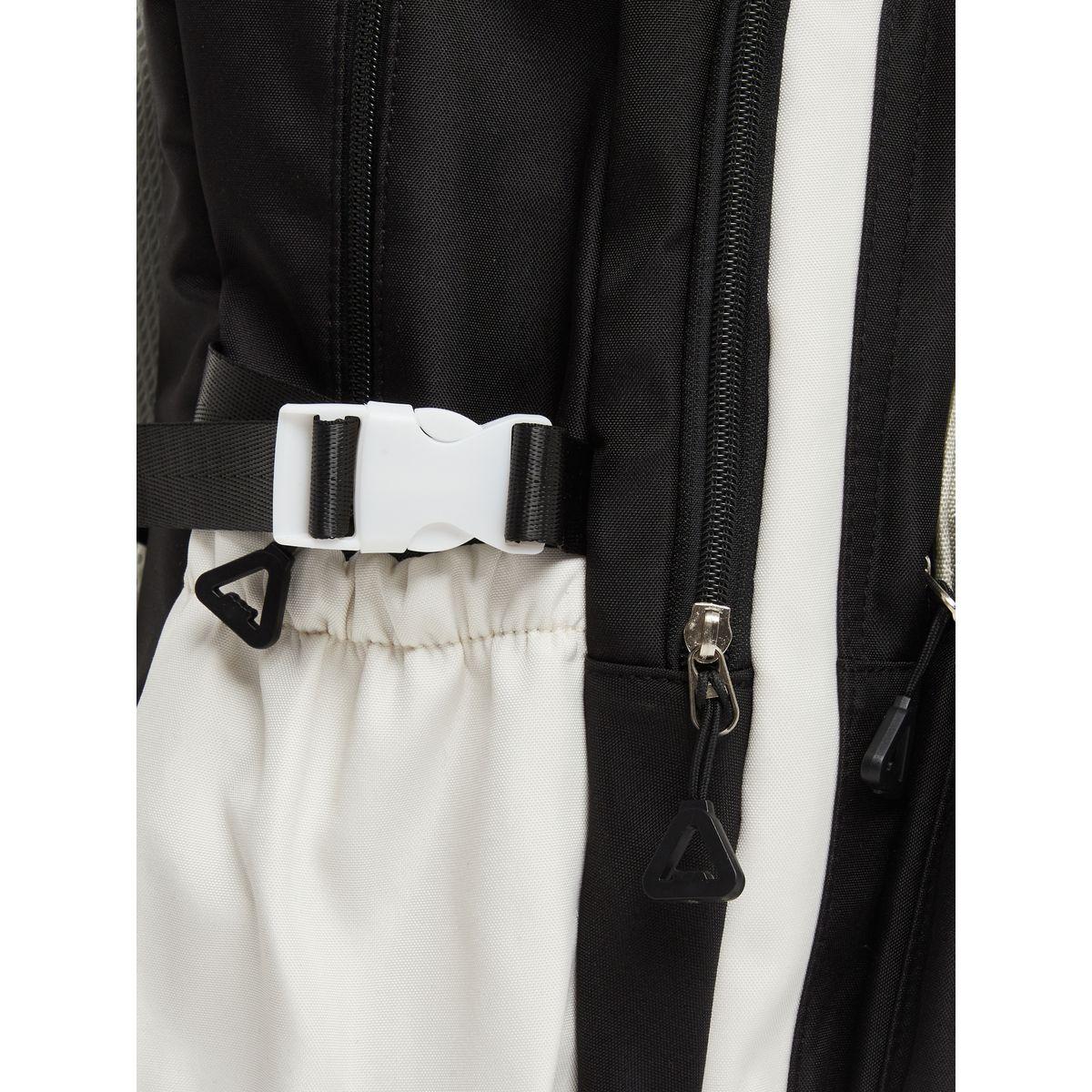 Styli Color Block Backpack with Transparent External Pockets-women-bagsandwallets-backpacks-image-5