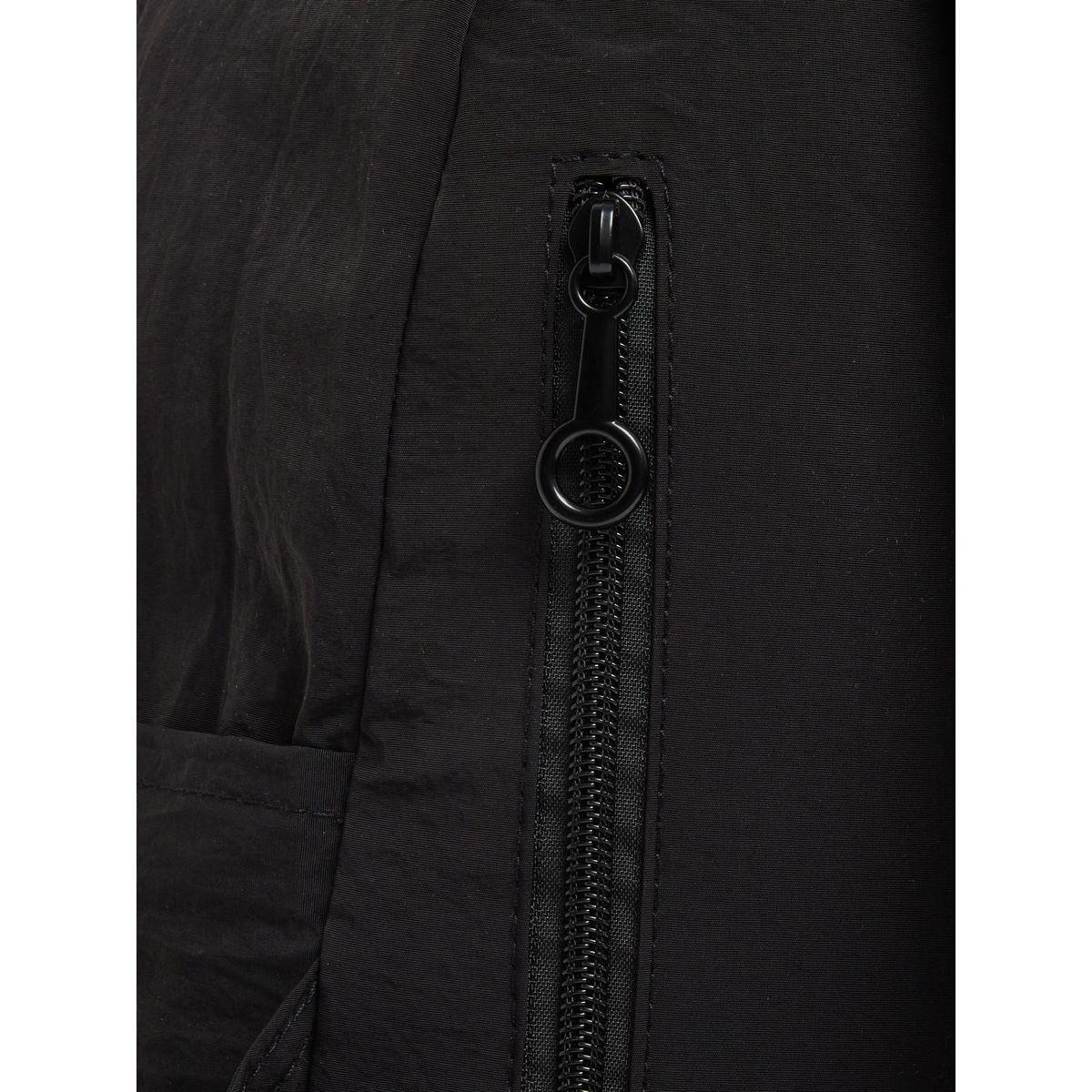 Styli Black Plain Backpack with Zip Closure-women-bagsandwallets-backpacks-image-3