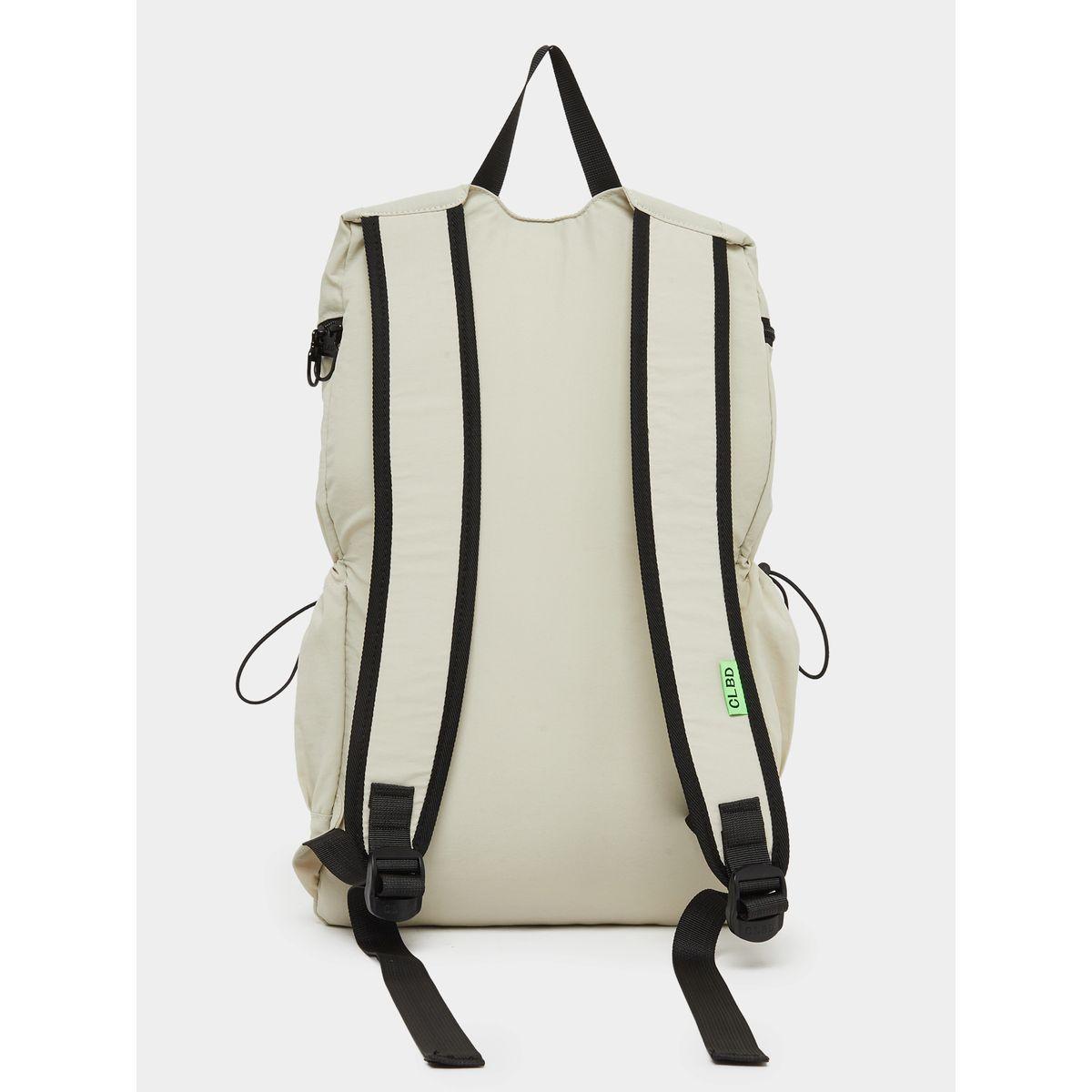 Styli Solid Backpack with Zip Closure and Drawstring Detail-women-bagsandwallets-backpacks-image-2