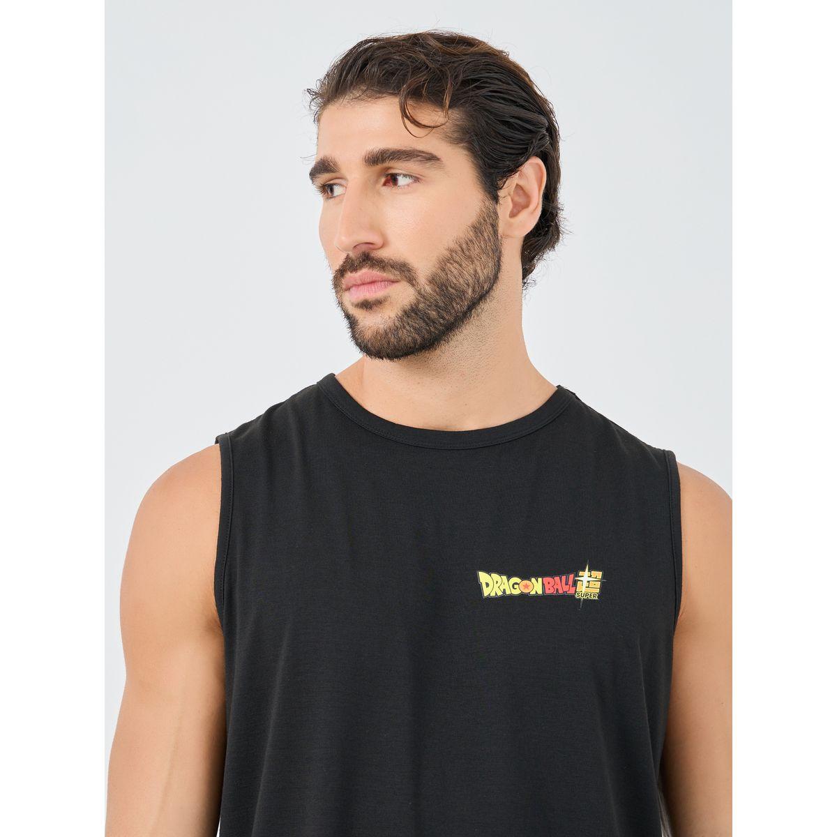 طقم من شورت بيجاما وتيشيرت تانك بطبعة كتابة-men-clothing-nightwear-sets-image-4