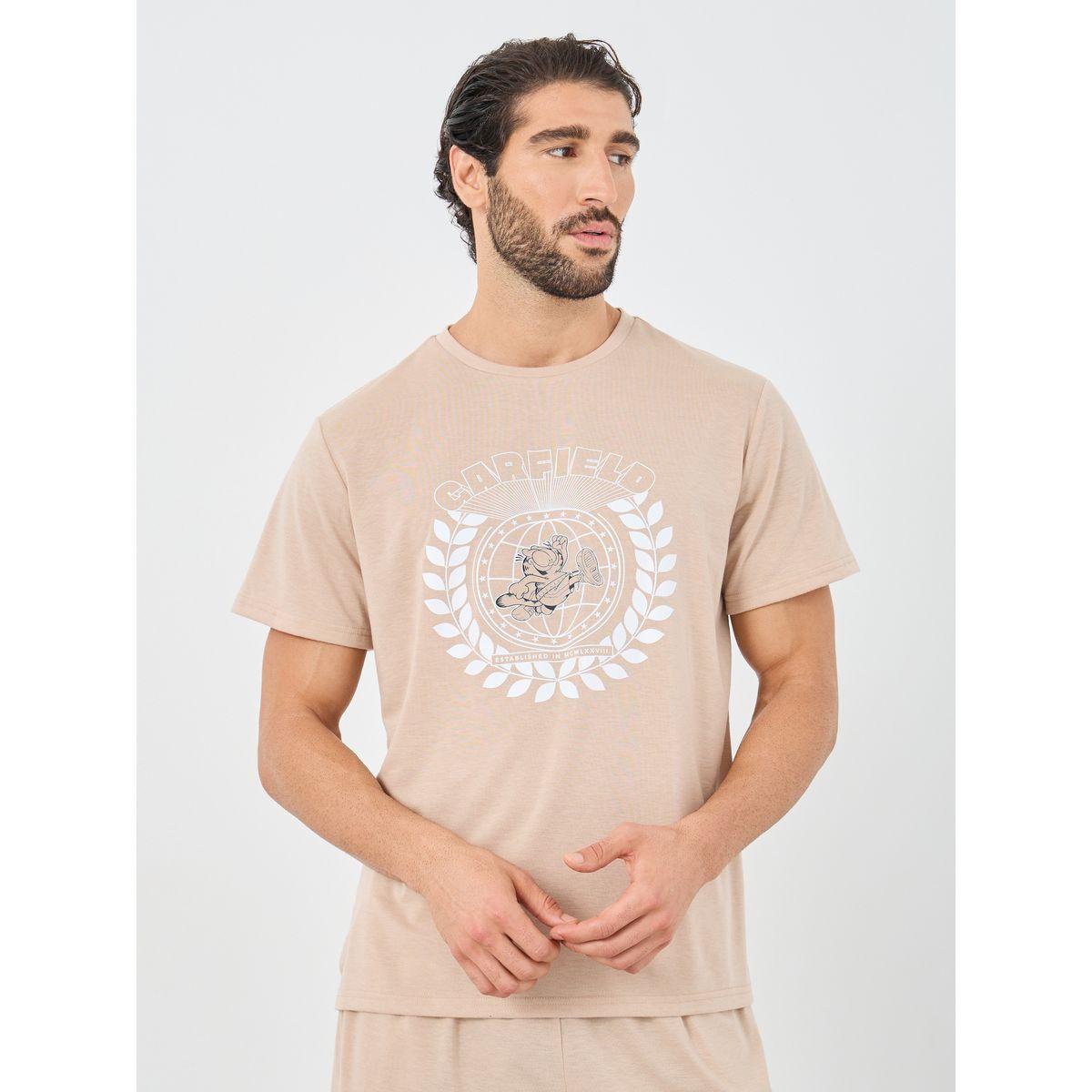 مجموعة من شورت وتيشيرت بأكمام قصيرة-men-clothing-nightwear-sets-image-2