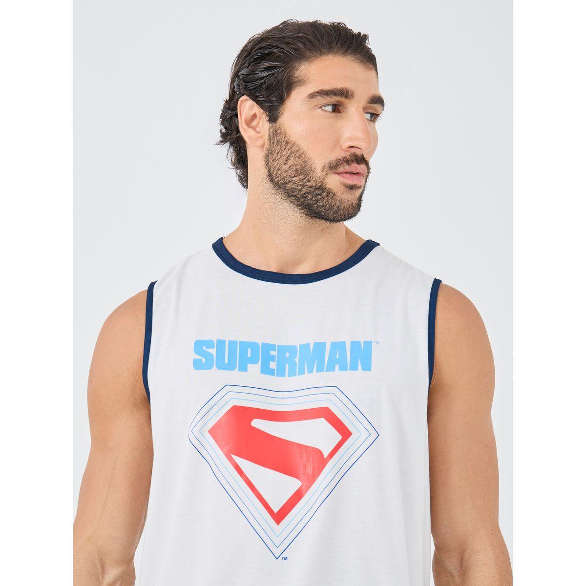 طقم من شورت بيجاما وتيشيرت تانك بطبعة كتابة-men-clothing-nightwear-sets-image-3