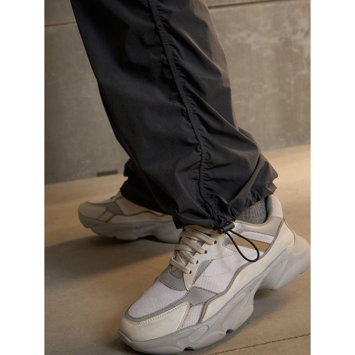 Sassafras Side Ruched Baggy Parachute Pants-men-clothing-bottoms-joggers-image-4