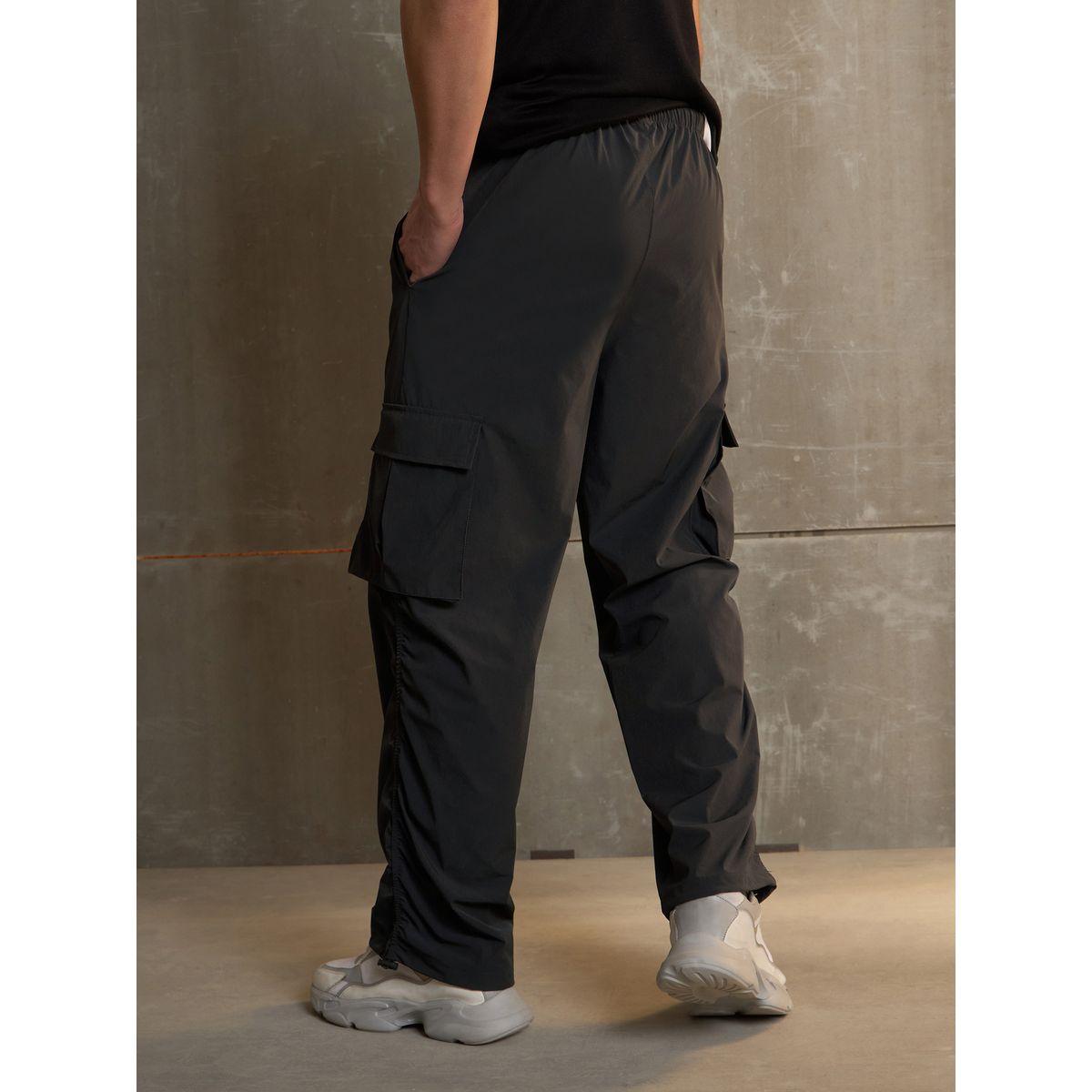 Sassafras Side Ruched Baggy Parachute Pants-men-clothing-bottoms-joggers-image-5