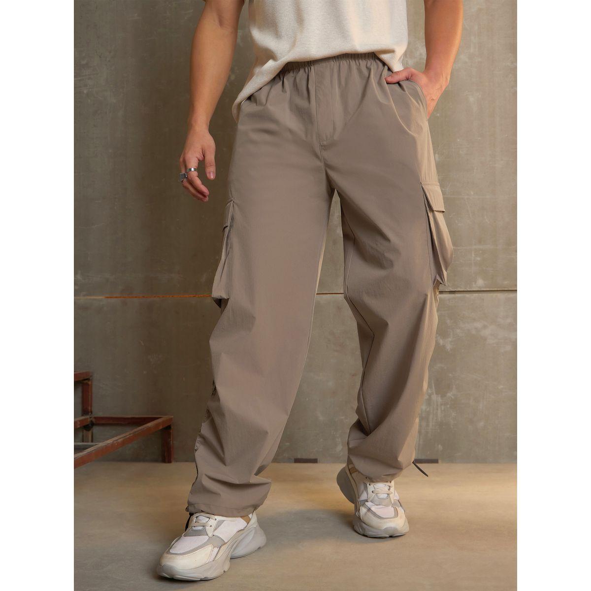 Sassafras Side Ruched Baggy Parachute Pants-men-clothing-bottoms-joggers-image-6