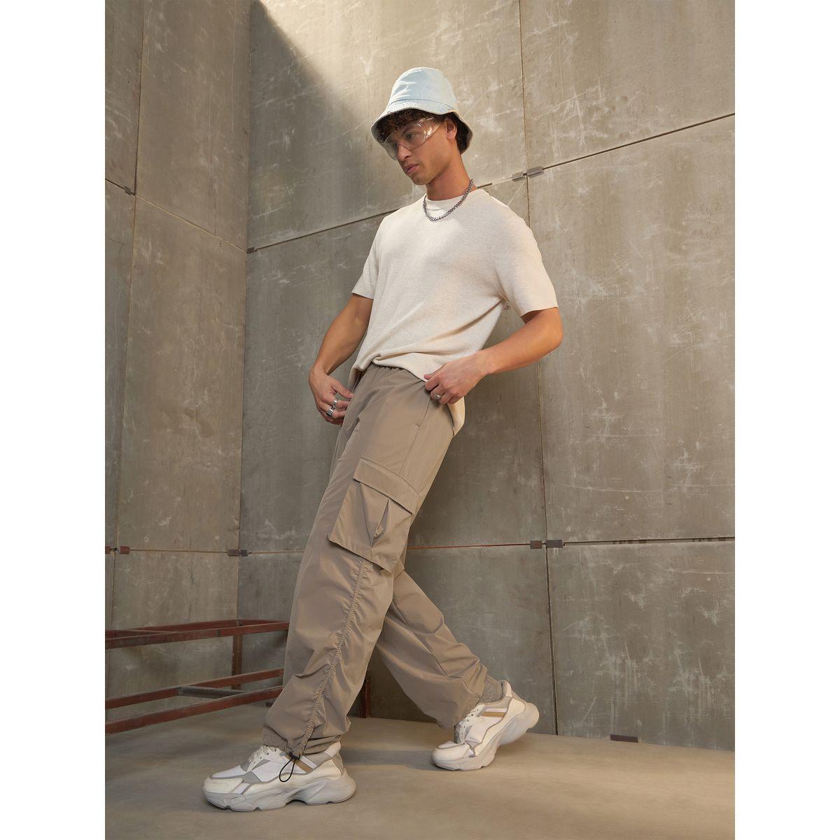 Sassafras Side Ruched Baggy Parachute Pants-men-clothing-bottoms-joggers-image-8