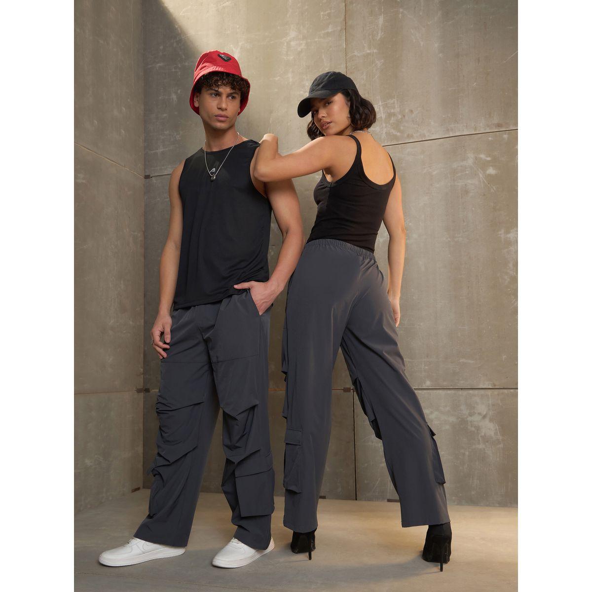 Sassafras Pleated Knee Baggy Parachute Pants-men-clothing-bottoms-joggers-image-8