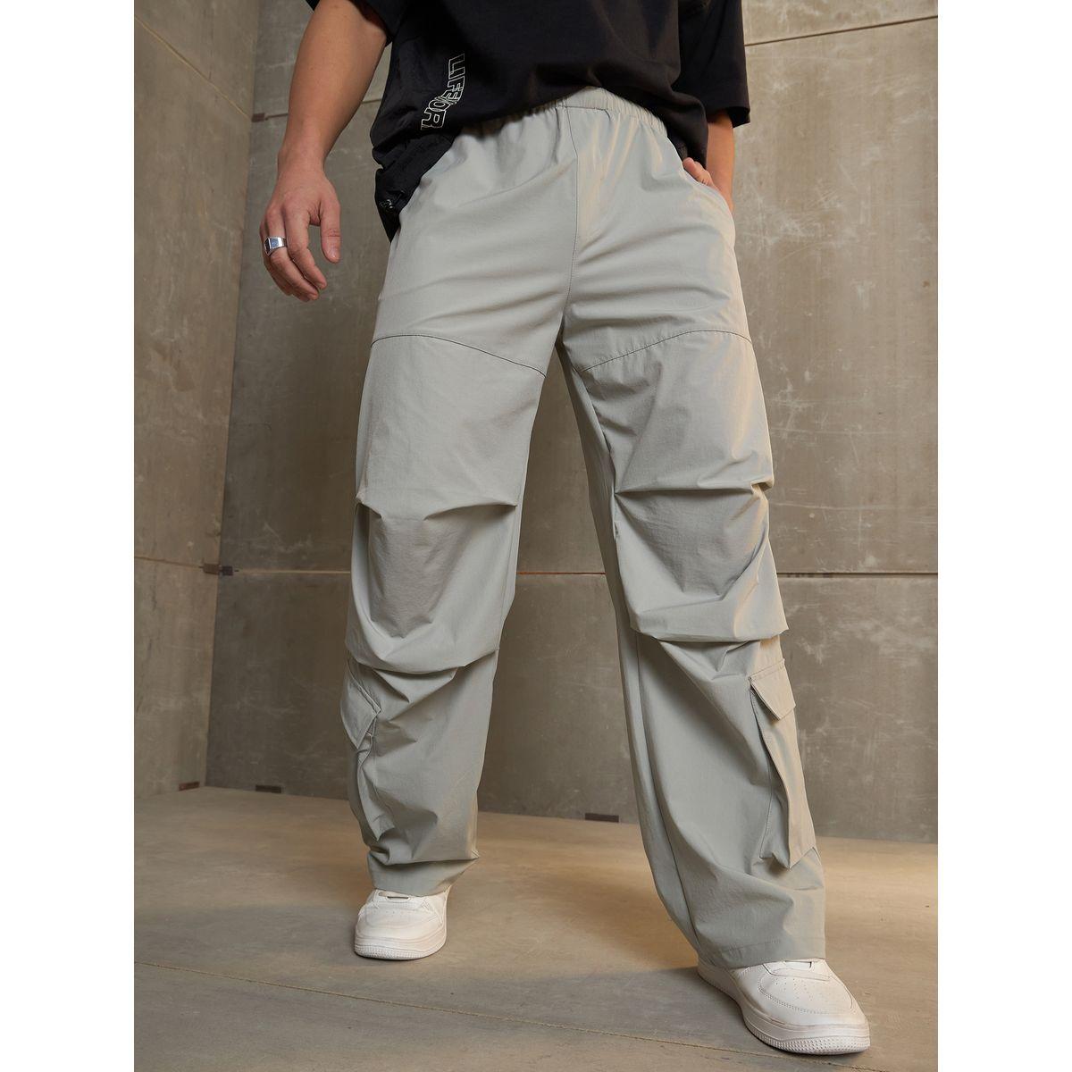 بنطال باراشوت باجي بكسرات عند الركبة-men-clothing-bottoms-joggers-image-3