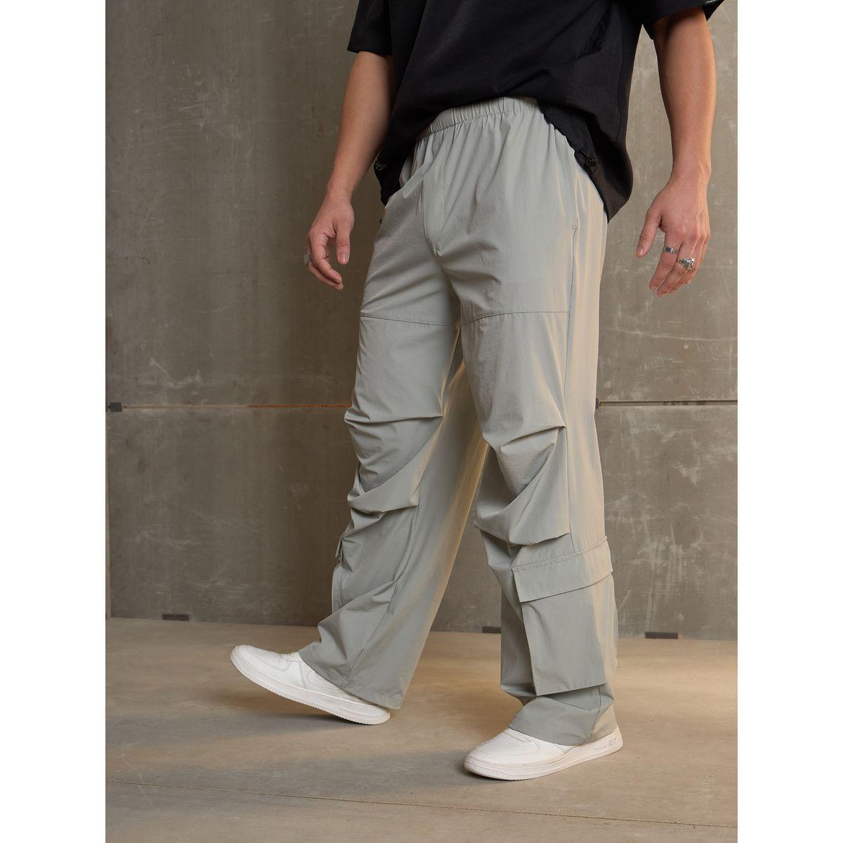 بنطال باراشوت باجي بكسرات عند الركبة-men-clothing-bottoms-joggers-image-9
