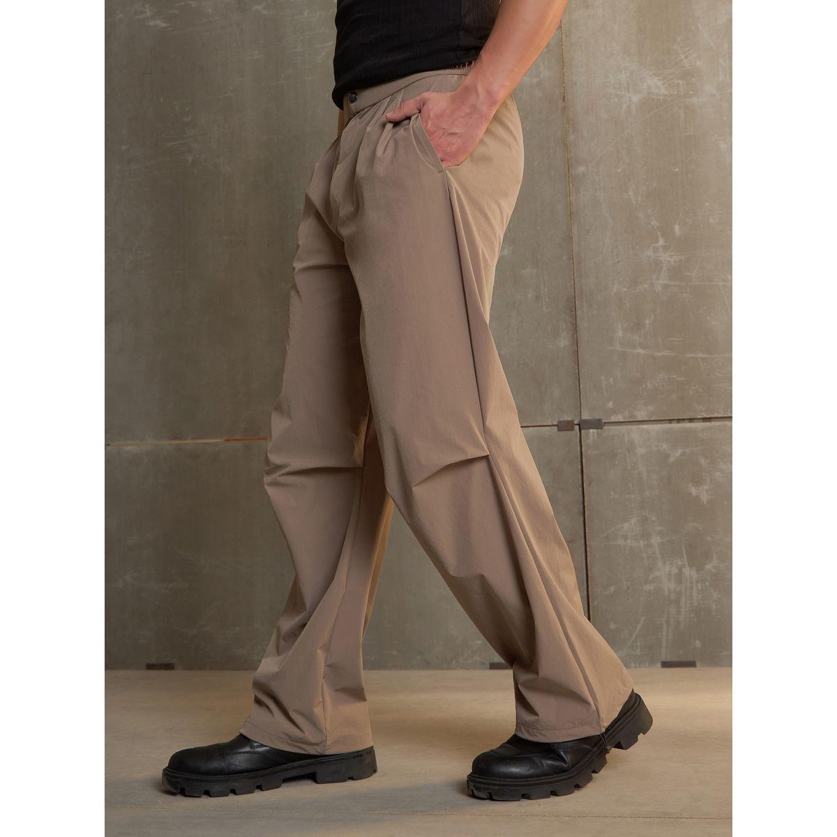 بنطال باراشوت باجي سادة بكسرات-men-clothing-bottoms-joggers-image-4