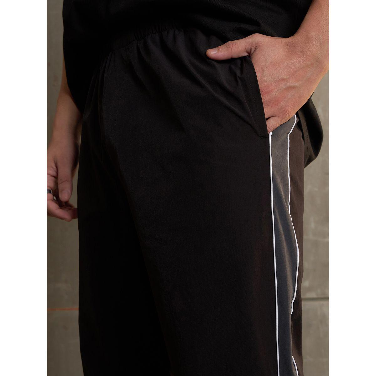 Sassafras Side Panel Baggy Parachute Pants-men-clothing-bottoms-joggers-image-4