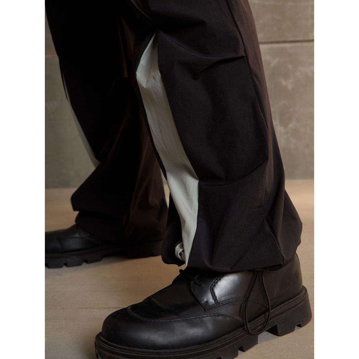 Sassafras Front Invert Pleat Baggy Parachute Pants-men-clothing-bottoms-joggers-image-4
