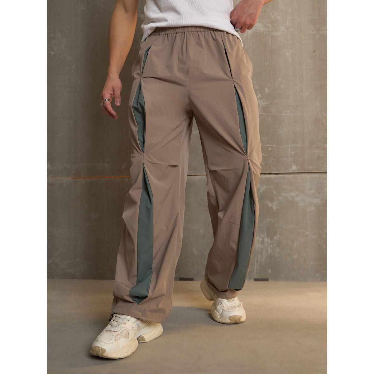 Sassafras Front Invert Pleat Baggy Parachute Pants-men-clothing-bottoms-joggers-image-6
