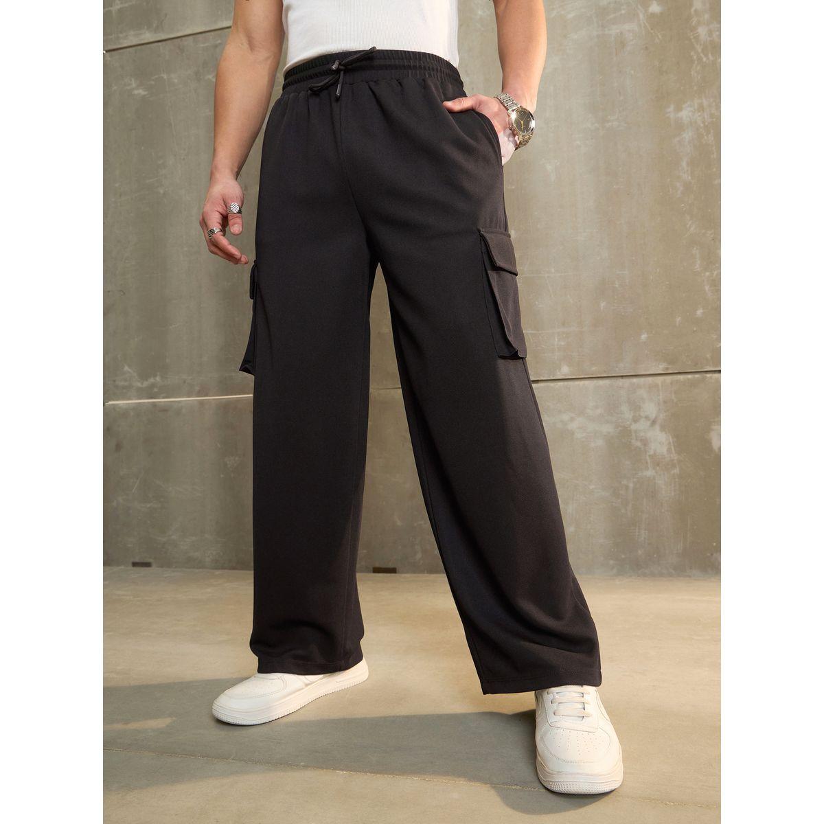 Sassafras Mid Rise Regular Fit Pants with Side Pockets-women-clothing-bottoms-trousers-image-1
