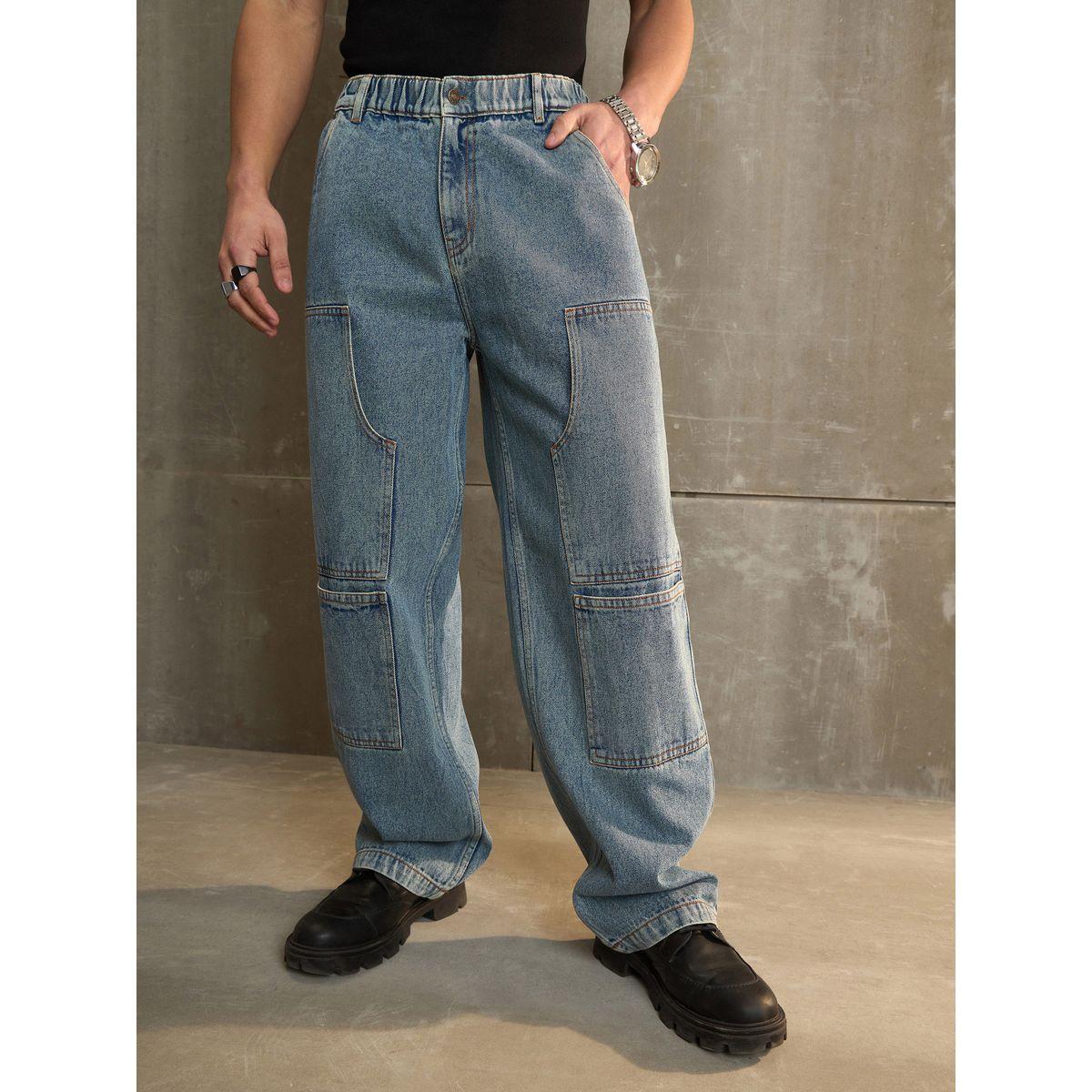 Sassafras Washed Wide Leg Carpenter Jeans-men-clothing-bottoms-jeans-image-1
