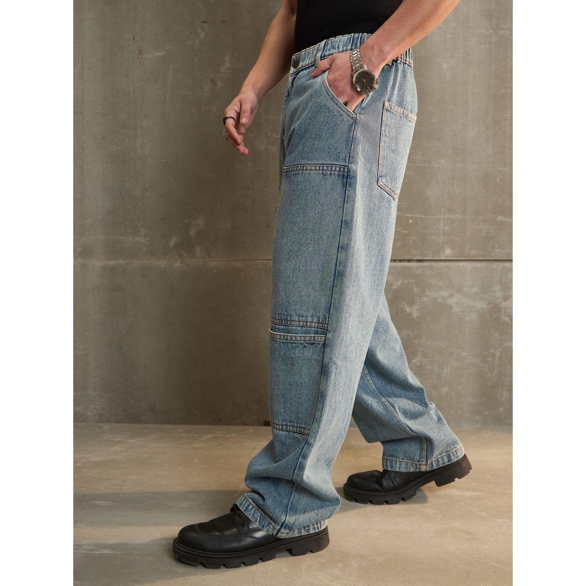 Sassafras Washed Wide Leg Carpenter Jeans-men-clothing-bottoms-jeans-image-3