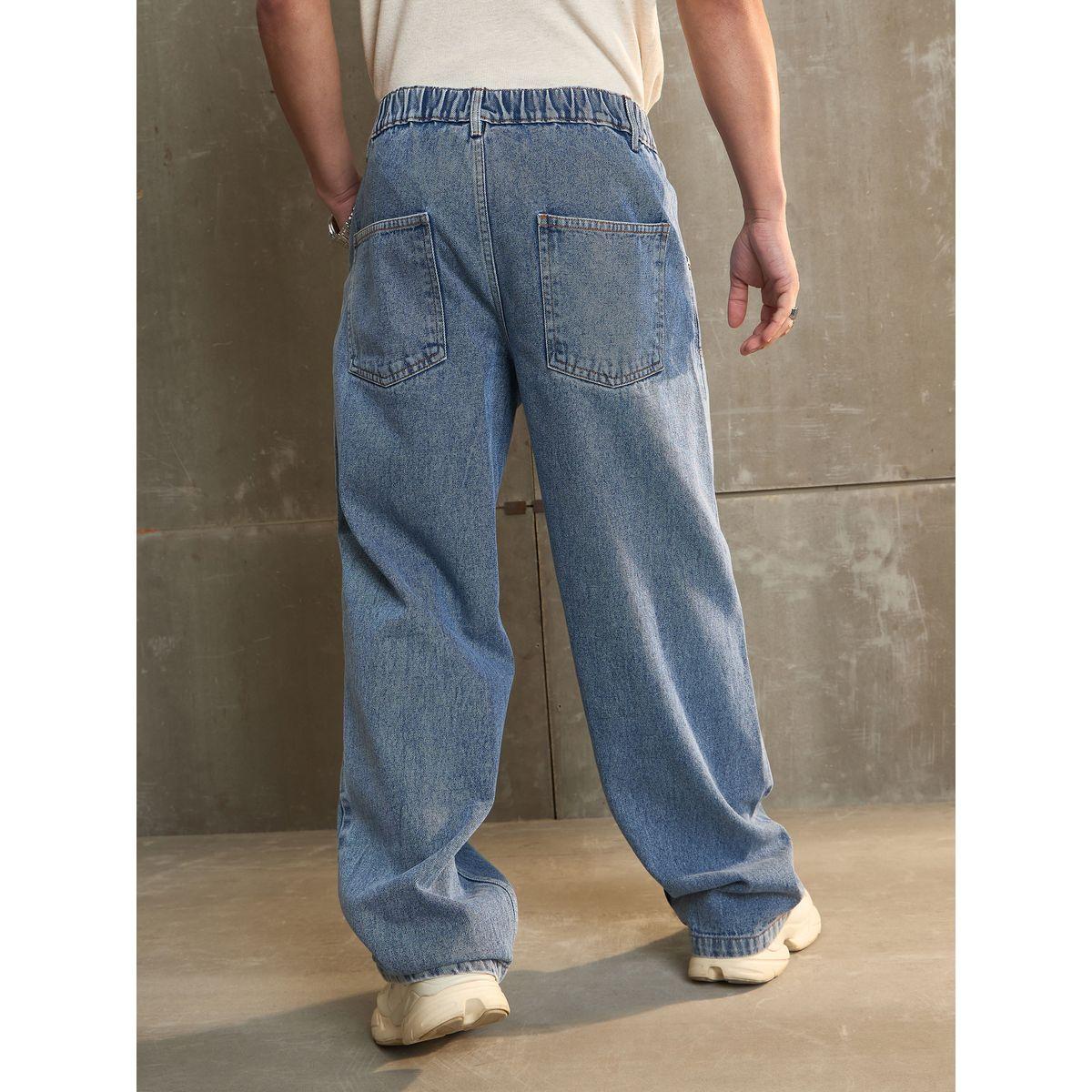 جينز بقصة نجار وأرجل واسعة مع تفاصيل مشطوفة-women-clothing-bottoms-jeans-image-5