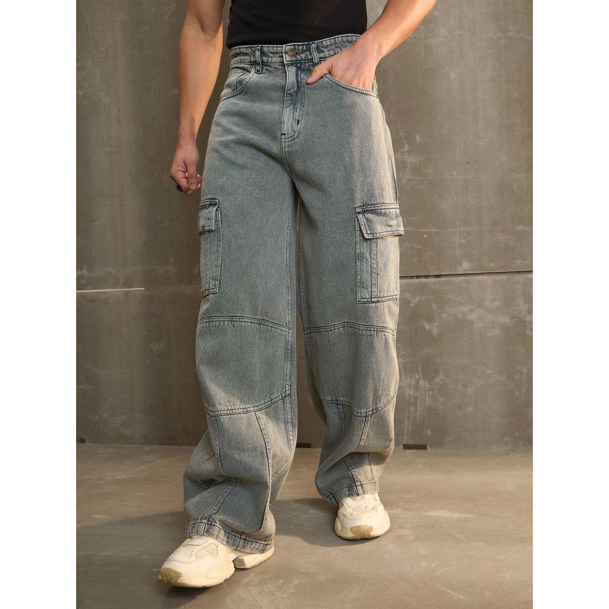 Sassafras Mid Rise Wide Leg Cargo Jeans-men-clothing-bottoms-jeans-image-10