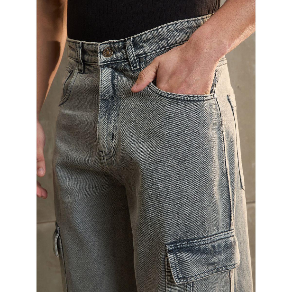 Sassafras Mid Rise Wide Leg Cargo Jeans-men-clothing-bottoms-jeans-image-6