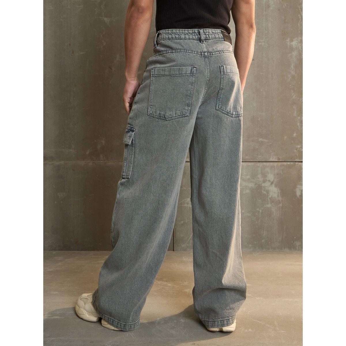 Sassafras Mid Rise Wide Leg Cargo Jeans-men-clothing-bottoms-jeans-image-7