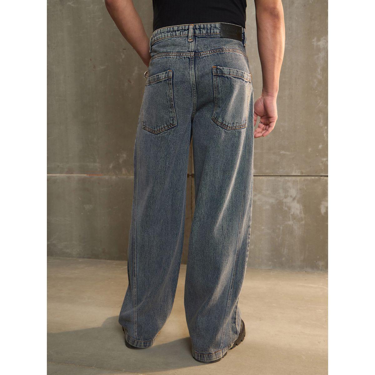 Sassafras Washed Front Pintuck Detail Wide Leg Jeans-men-clothing-bottoms-jeans-image-5
