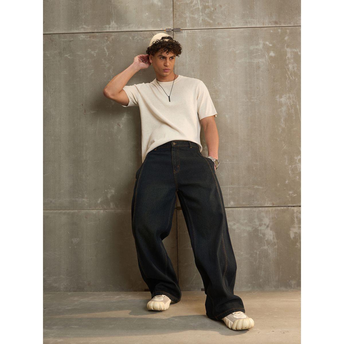 Sassafras Mid Rise Wide Leg Washed Jeans-men-clothing-bottoms-jeans-image-3