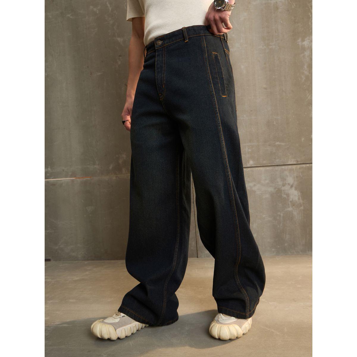 Sassafras Mid Rise Wide Leg Washed Jeans-men-clothing-bottoms-jeans-image-5