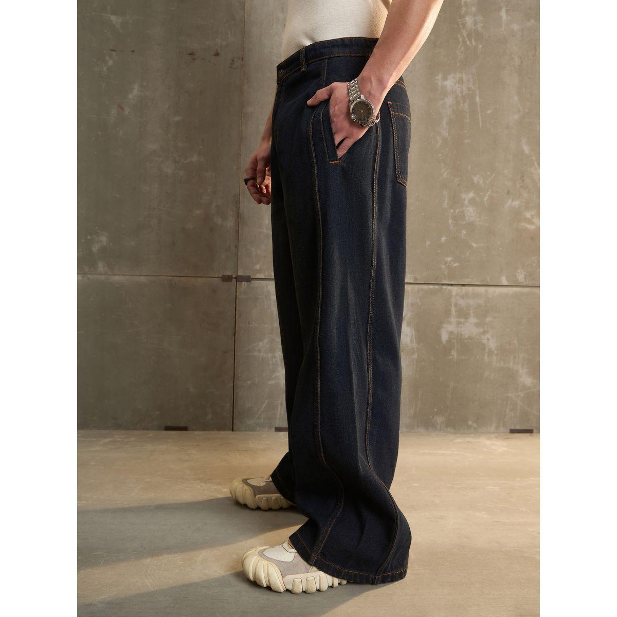 Sassafras Mid Rise Wide Leg Washed Jeans-men-clothing-bottoms-jeans-image-7
