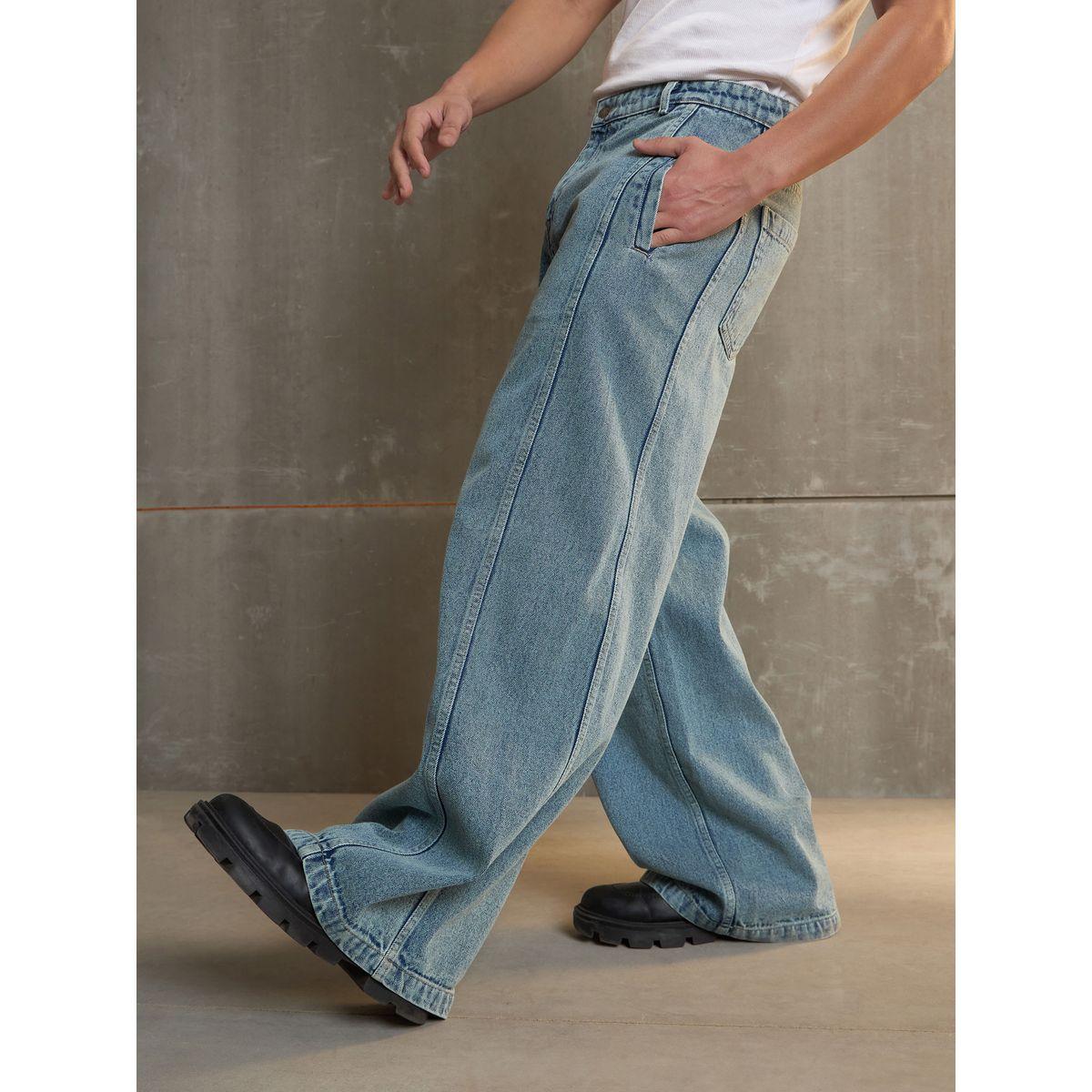 Sassafras Mid Rise Wide Leg Faded Jeans-men-clothing-bottoms-jeans-image-3