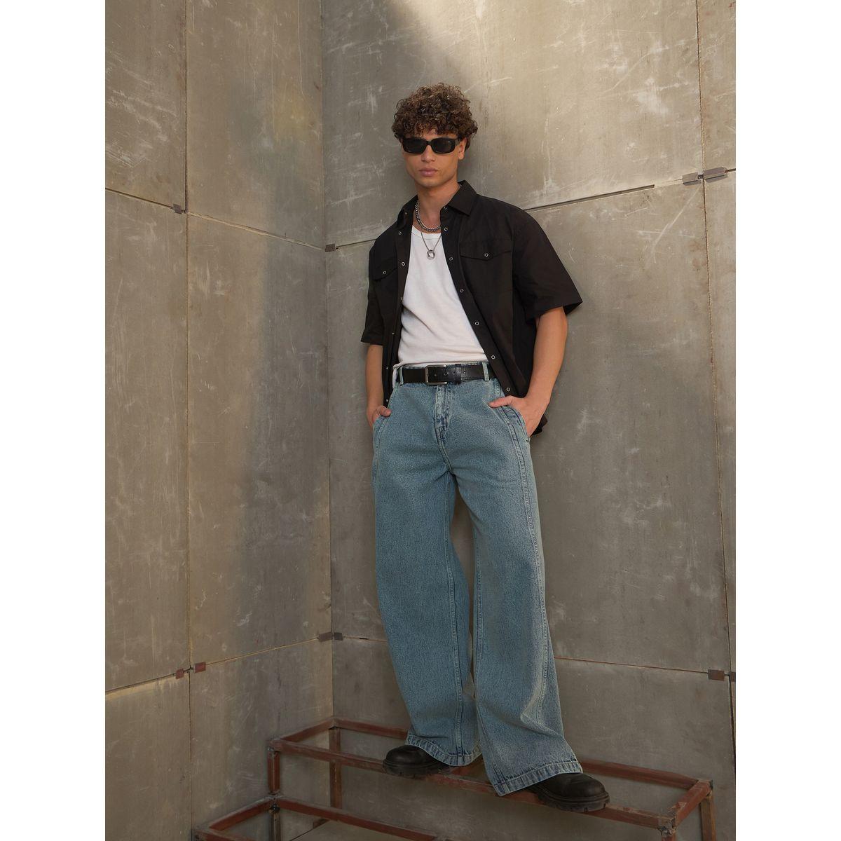 Sassafras Mid Rise Wide Leg Faded Jeans-men-clothing-bottoms-jeans-image-7