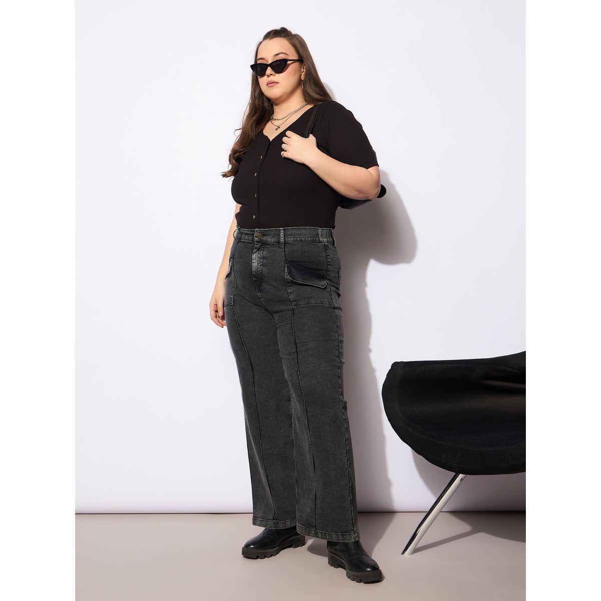 جينز بقصة مستقيمة ومقاس كبير مع درزات-women-clothing-bottoms-jeans-image-2