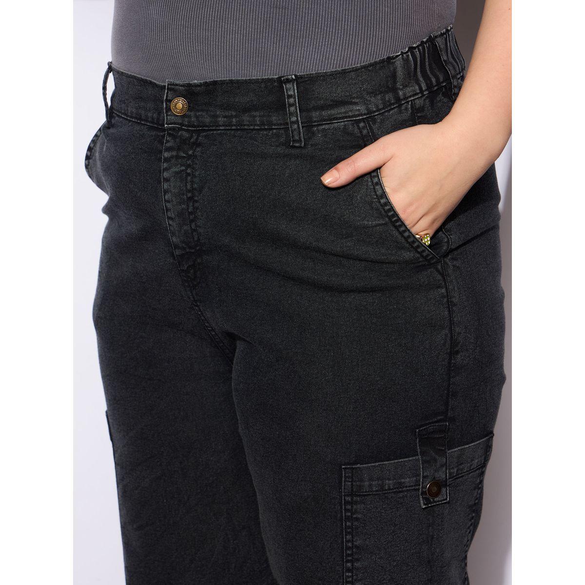 جينز بقصة مستقيمة ومقاس كبير مع جيوب-women-clothing-bottoms-jeans-image-4