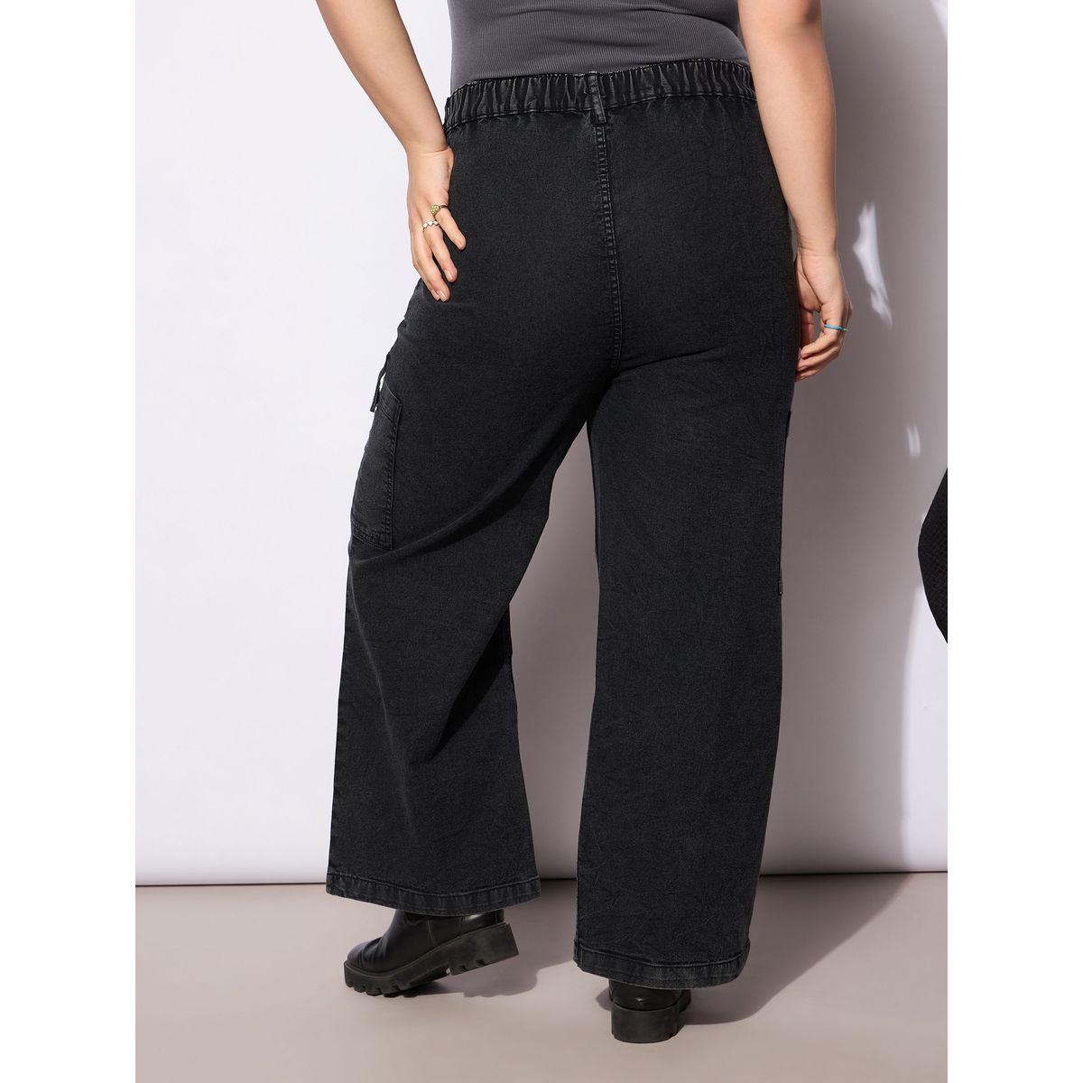 جينز بقصة مستقيمة ومقاس كبير مع جيوب-women-clothing-bottoms-jeans-image-5