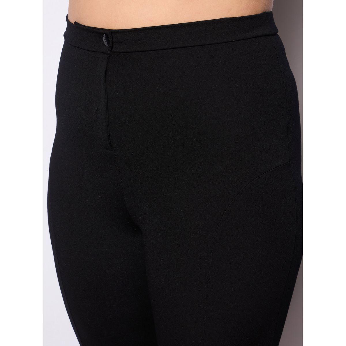 بنطال بقصة عادية ومقاس كبير مع خصر متوسط-women-clothing-ethnicwear-bottoms-pants-image-4