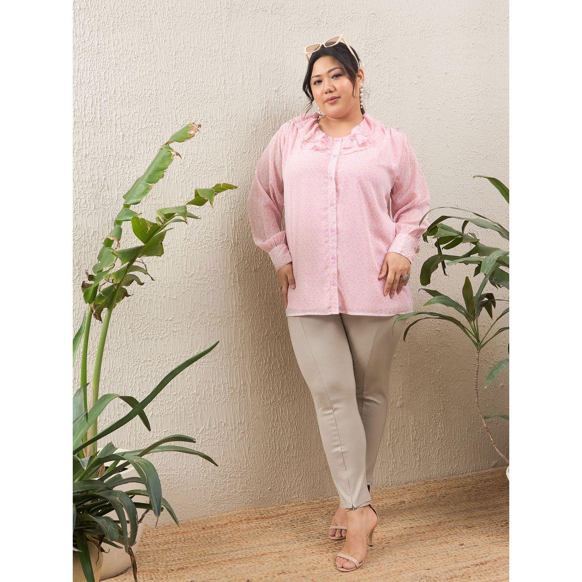 Sassafras Plus Size Solid Flat Front Mom Fit Pants-women-clothing-bottoms-trousers-image-6