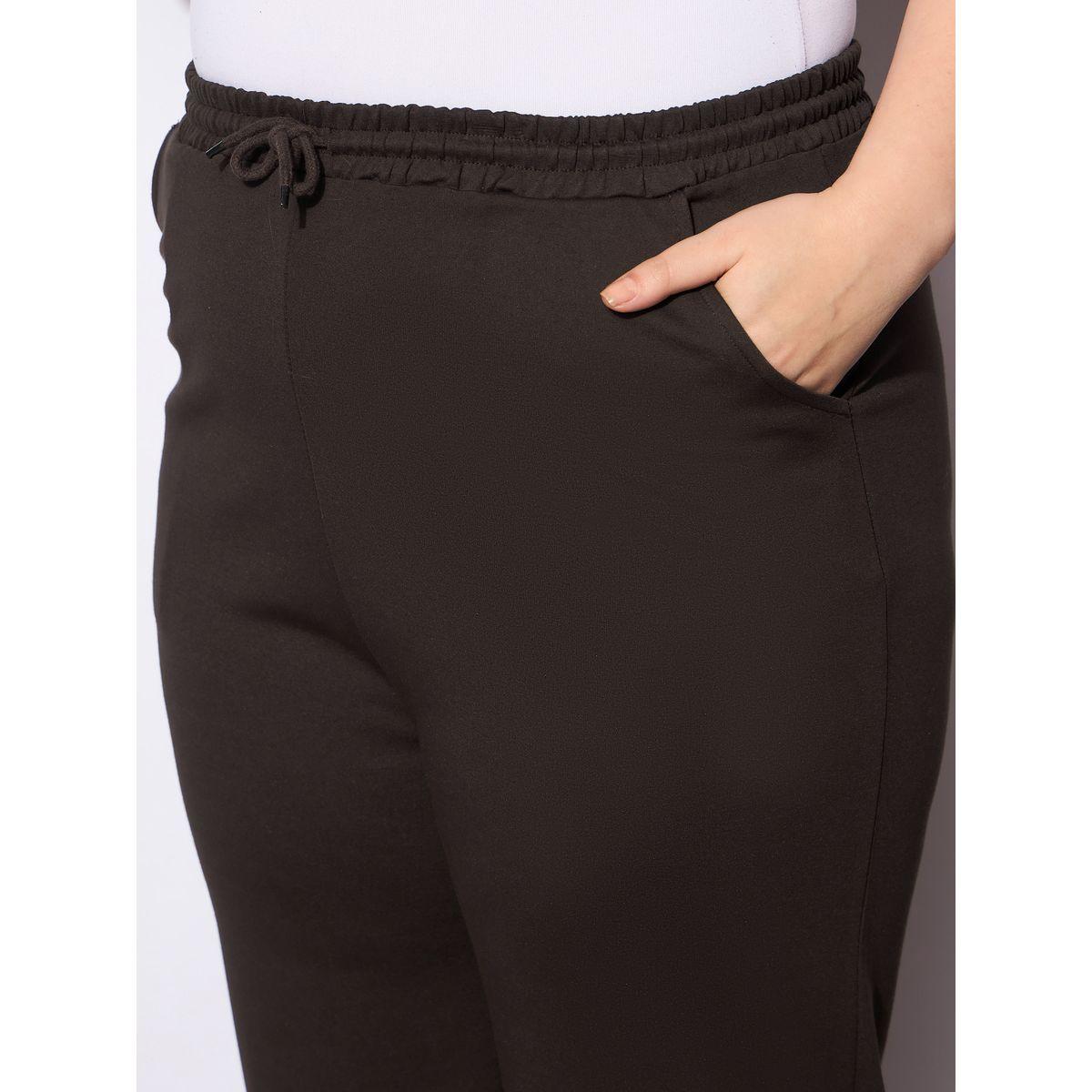 Sassafras Plus Size Regular Fit Pants with Drawstring-women-clothing-bottoms-trousers-image-4