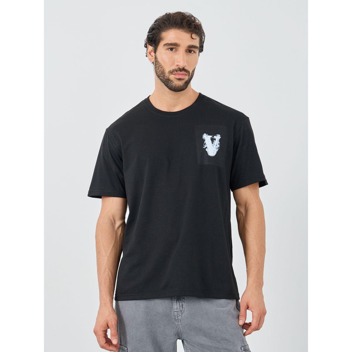 Styli Back V Graphic Print Crew Neck Oversized T-Shirt-men-clothing-tshirtsandpolos-tshirts-image-2