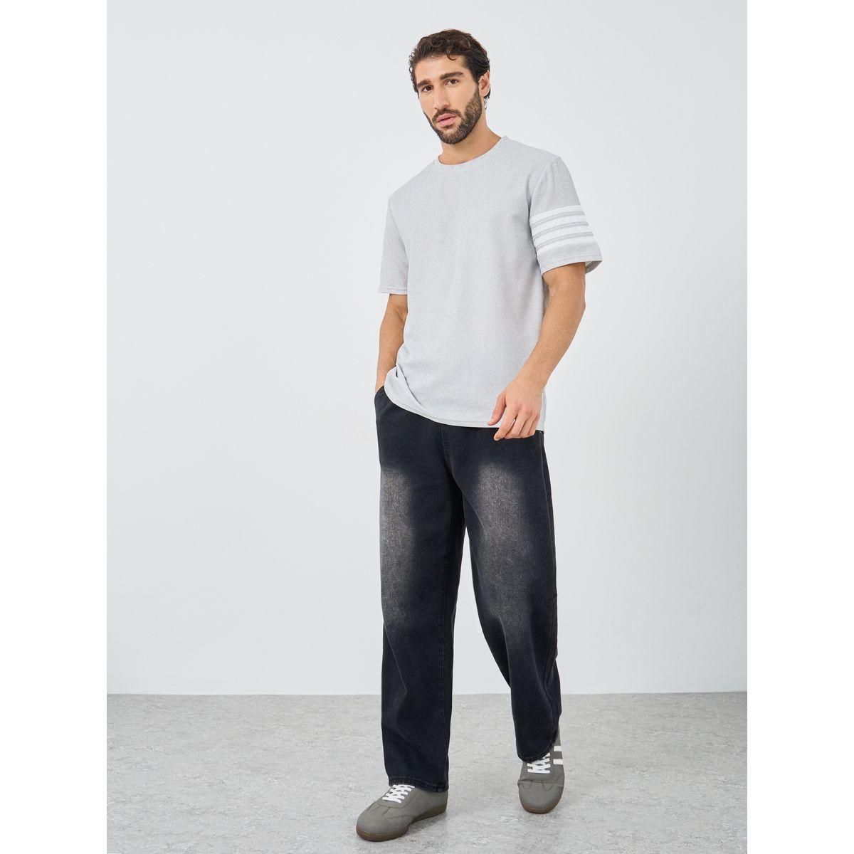 Styli Striped Short Sleeve Oversized T-Shirt-men-clothing-tshirtsandpolos-tshirts-image-2